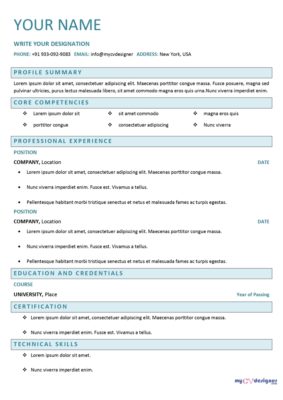 online resume maker pdf download