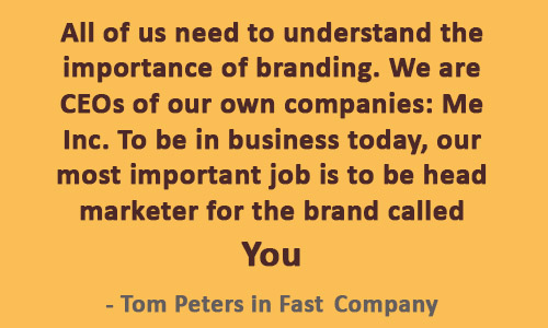 personal branding quote